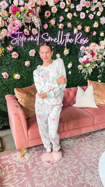 Garden Floral Pajama Top