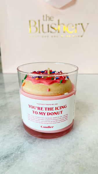 You're The Icing To My Donut Candle