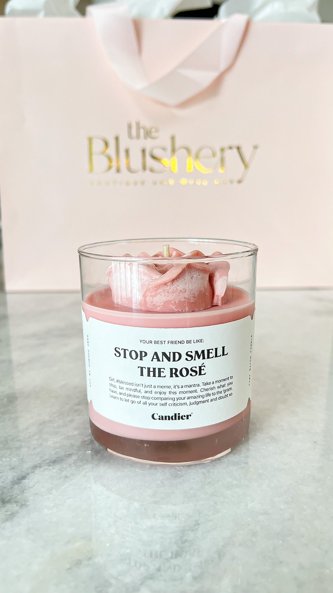 Stop & Smell The Rosé Candle