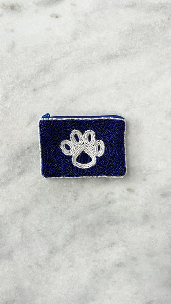 Paw Beaded Coin Purse